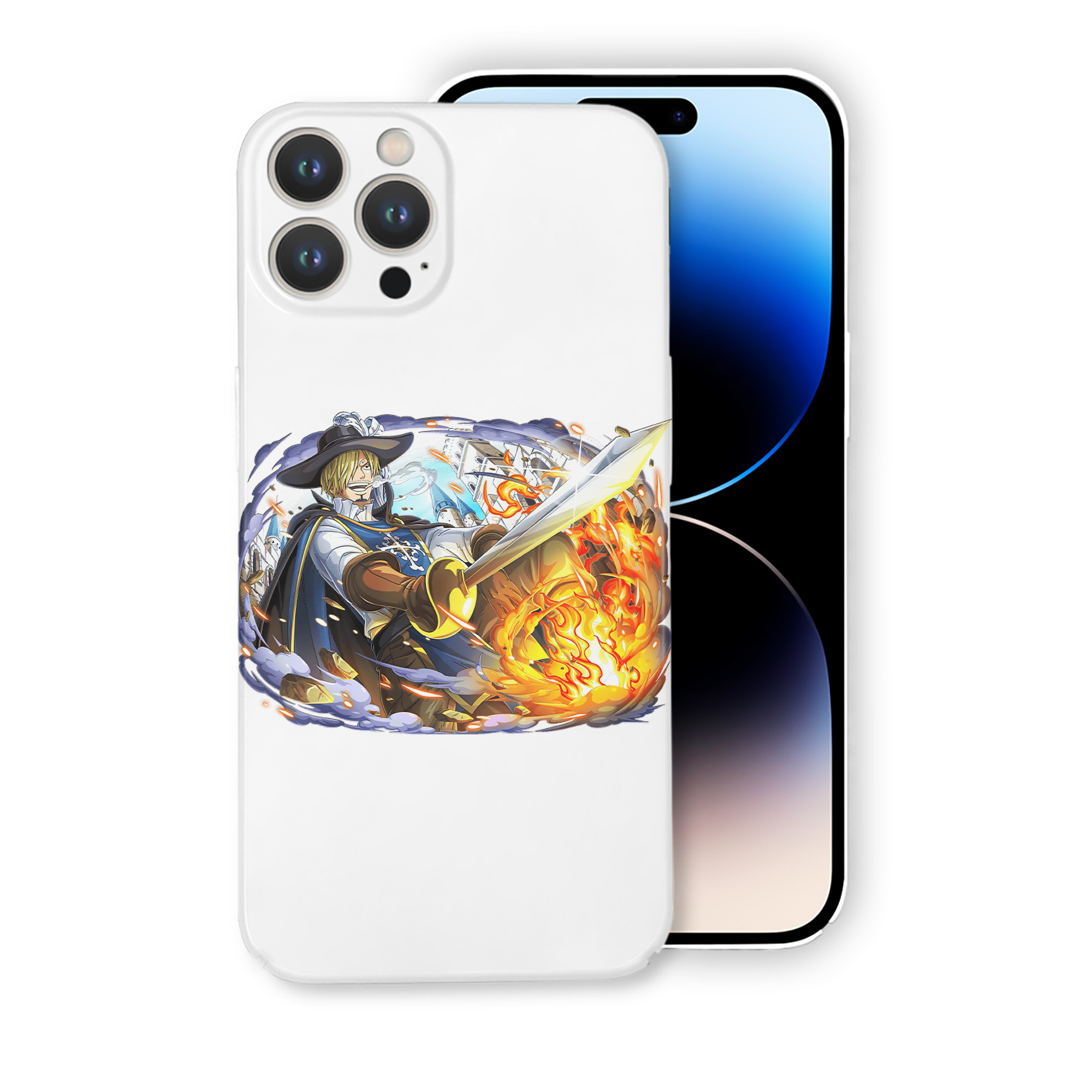 （画像用） ワンピース サンジ ONE PIECE Sanji 【iPhone 14シリーズ対応】ハードケース